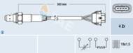 77155 FAE - Sonda lambda FAE OPEL