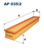 AP035/2 - Filtr powietrza FILTRON DB