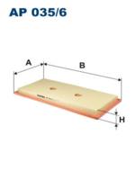 AP035/6 - Filtr powietrza FILTRON DB