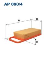 AP090/4 - Filtr powietrza FILTRON PSA