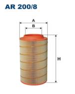 AR200/8 - Filtr powietrza FILTRON 