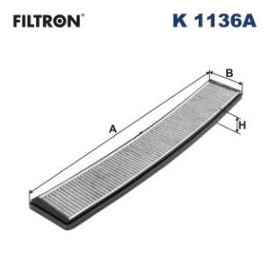 K1136A - Filtr kabinowy FILTRON /węglowy/ BMW E34/E46/E83