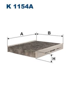 K1154A - Filtr kabinowy FILTRON 