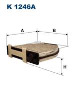 K1246A - Filtr kabinowy FILTRON /węglowy/ DB W204 C-klasa