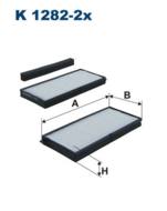 K1282-2X - Filtr kabinowy FILTRON 