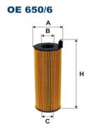 OE650/6 - Filtr oleju FILTRON VAG