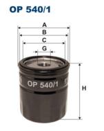 OP540/1 - Filtr oleju FILTRON PSA FIAT (odp.W7053)