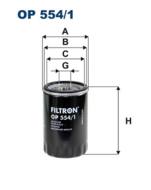 OP554/1 - Filtr oleju FILTRON PSA FIAT IVECO