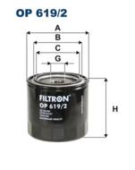 OP619/2 - Filtr oleju FILTRON TOYOTA AVENSIS 2.0TD 94-