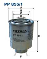 PP855/1 - Filtr paliwa FILTRON HONDA 2.2CTDi 06-