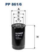 PP861/6 - Filtr paliwa FILTRON IVECO