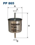PP865 - Filtr paliwa FILTRON MAZDA FORD ESCORT 1.4 92-