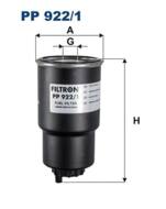 PP922/1 - Filtr paliwa FILTRON MAZDA 2/CX-3