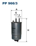 PP966/3 - Filtr paliwa FILTRON PSA FIAT LANCIA