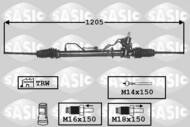 7174015 SAS - Przekładnia kierownicza SASIC /ze wspomaganiem/