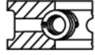 021 01 V0 MAH - Pierścienie tłokowe MAHLE RENAULT CLIO