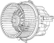 AB 115 000P MAH - Wentylator wnętrza MAHLE VAG A4/A5 RHD