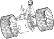 AB 133 000P MAH - Wentylator wnętrza MAHLE BMW 5