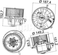 AB 149 000P MAH - Wentylator wnętrza MAHLE VAG A3