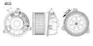 AB 195 000S MAH - Wentylator wnętrza MAHLE FORD MONDEO