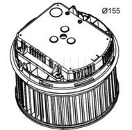 AB 261 000P MAH - Wentylator wnętrza MAHLE FORD FOCUS/C-MAX LHD +AC