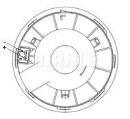 AB 264 000P MAH - Wentylator wnętrza MAHLE FORD MONDEO