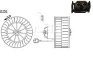 AB 44 000S MAH - Wentylator wnętrza MAHLE BMW 3