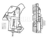 ABR 24 000P MAH - Rezystor dmuchawy MAHLE /opornik wentylatora/ DB W202/208