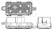 ABR 77 000P MAH - Rezystor dmuchawy MAHLE /opornik wentylatora/ VOLVO V40 / S40