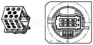 ABR 92 000P MAH - Rezystor dmuchawy MAHLE /opornik wentylatora/ PSA