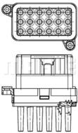 ABR 95 000P MAH - Rezystor dmuchawy MAHLE /opornik wentylatora/ FORD C-MAX 08-