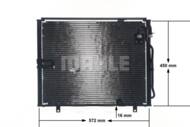 AC 148 000S MAH - Skraplacz klimatyzacji MAHLE BMW E34 518-540