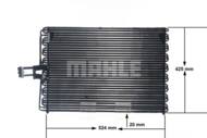 AC 153 000S MAH - Skraplacz klimatyzacji MAHLE RENAULT LAGUNA 94-