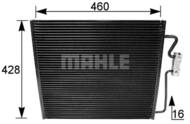 AC 154 001S MAH - Skraplacz klimatyzacji MAHLE BMW E38 728