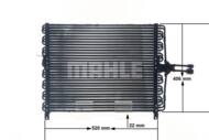 AC 165 000S MAH - Skraplacz klimatyzacji MAHLE DB W123 76-84