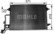 AC 300 001S MAH - Skraplacz klimatyzacji MAHLE VAG PASSAT 00-05 1.6-2.8