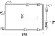 AC 339 000S MAH - Skraplacz klimatyzacji MAHLE GM ASTRA G