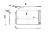 AC 344 000S MAH - Skraplacz klimatyzacji MAHLE BMW E60/E61/E63/E64/E65