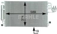 AC 399 000S MAH - Skraplacz klimatyzacji MAHLE KIA SPORTAGE 04-