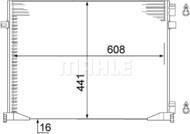 AC 528 000S MAH - Skraplacz klimatyzacji MAHLE GM VIVARO/TRAFIC 01-