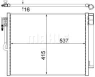 AC 596 000S MAH - Skraplacz klimatyzacji MAHLE GM MERIVA 10-