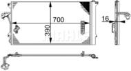 AC 659 000S MAH - Skraplacz klimatyzacji MAHLE VAG Q7/CAYENNE/TOUAREG