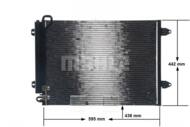 AC 666 000S MAH - Skraplacz klimatyzacji MAHLE VAG PASSAT 1.8TSI 1.9TDI 1.6/2.0TDI 05-