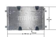 AC 713 000S MAH - Skraplacz klimatyzacji MAHLE SUZUKI GRAND VITARA 98-