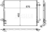 AC 734 000P MAH - Skraplacz klimatyzacji MAHLE VAG PASSAT 1.4-3.2FSI/TSI 05-