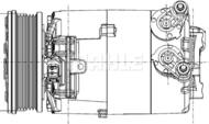 ACP 1357 000P MAH - Kompresor klimatyzcji MAHLE FORD MONDEO 2.0 ECOBOST 10-/VOLVO V70/S80 2.0T 10-