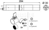 AD 251 000S MAH - Osuszacz Klimatyzacji MAHLE VAG A4 07-