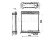 AH 106 000P MAH - Nagrzewnica MAHLE VOLVO C70/S70 98-