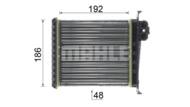 AH 106 000P MAH - Nagrzewnica MAHLE VOLVO C70/S70 98-