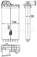 AH 194 000P MAH - Nagrzewnica MAHLE PSA 206/206+